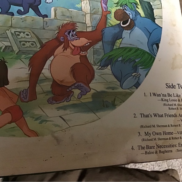 DISNEY RECORD   JungleBook record … picture disc .. motion picture soundtrack - Picture 11 of 15